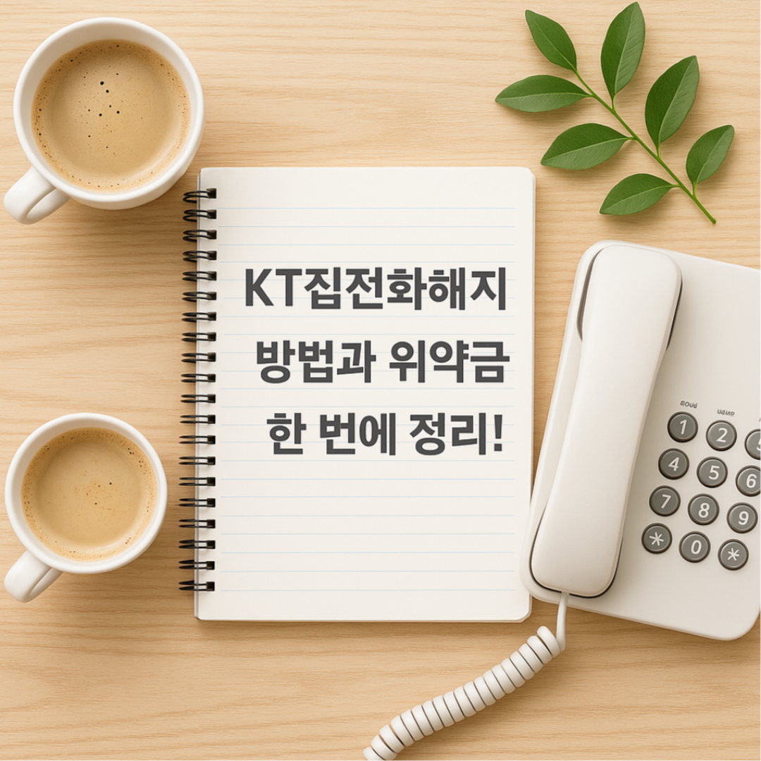 KT집전화해지 방법과 위약금, 한 번에 정리