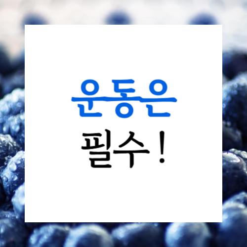 혈당 운동