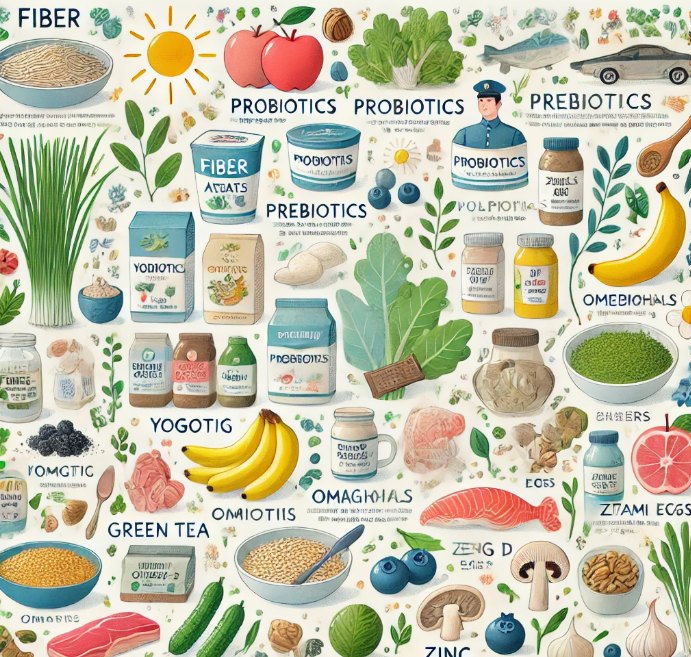 장 건강을 위한 필수영양소