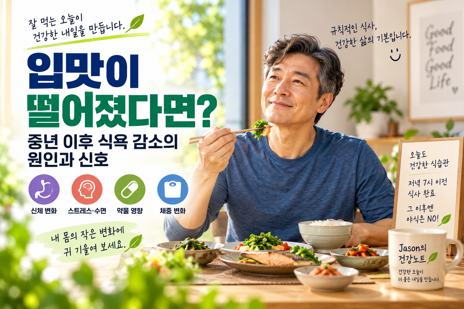 식욕 감소의 원인과 신호