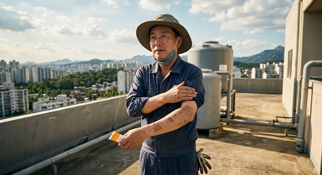 자외선 차단제를 챙기기 시작한 이유, 관리실 근무하며 알게 된 것