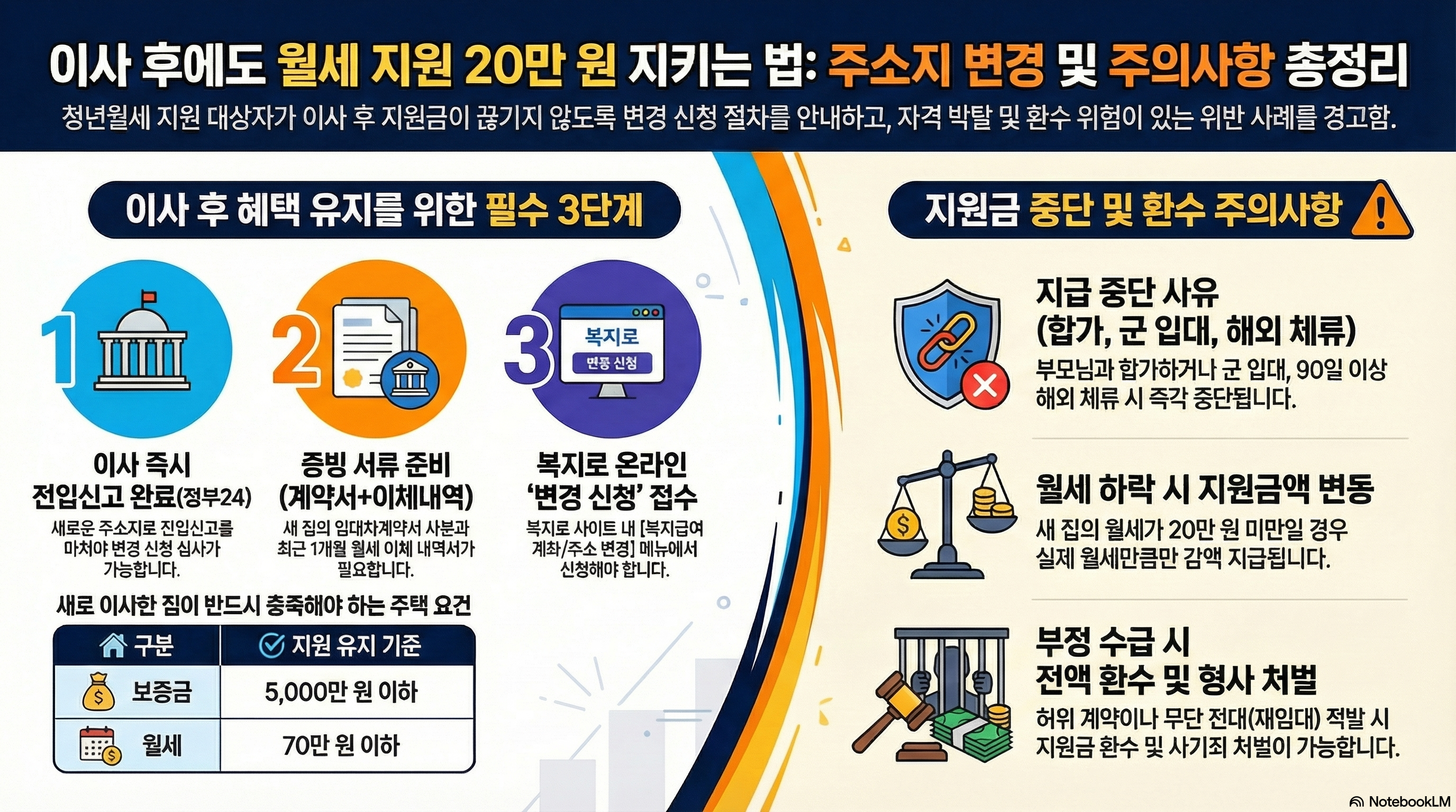이사하면 끝? 청년월세지원 변경 신청 완벽 가이드
