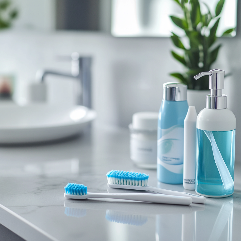 틀니 관리 용품 사용법