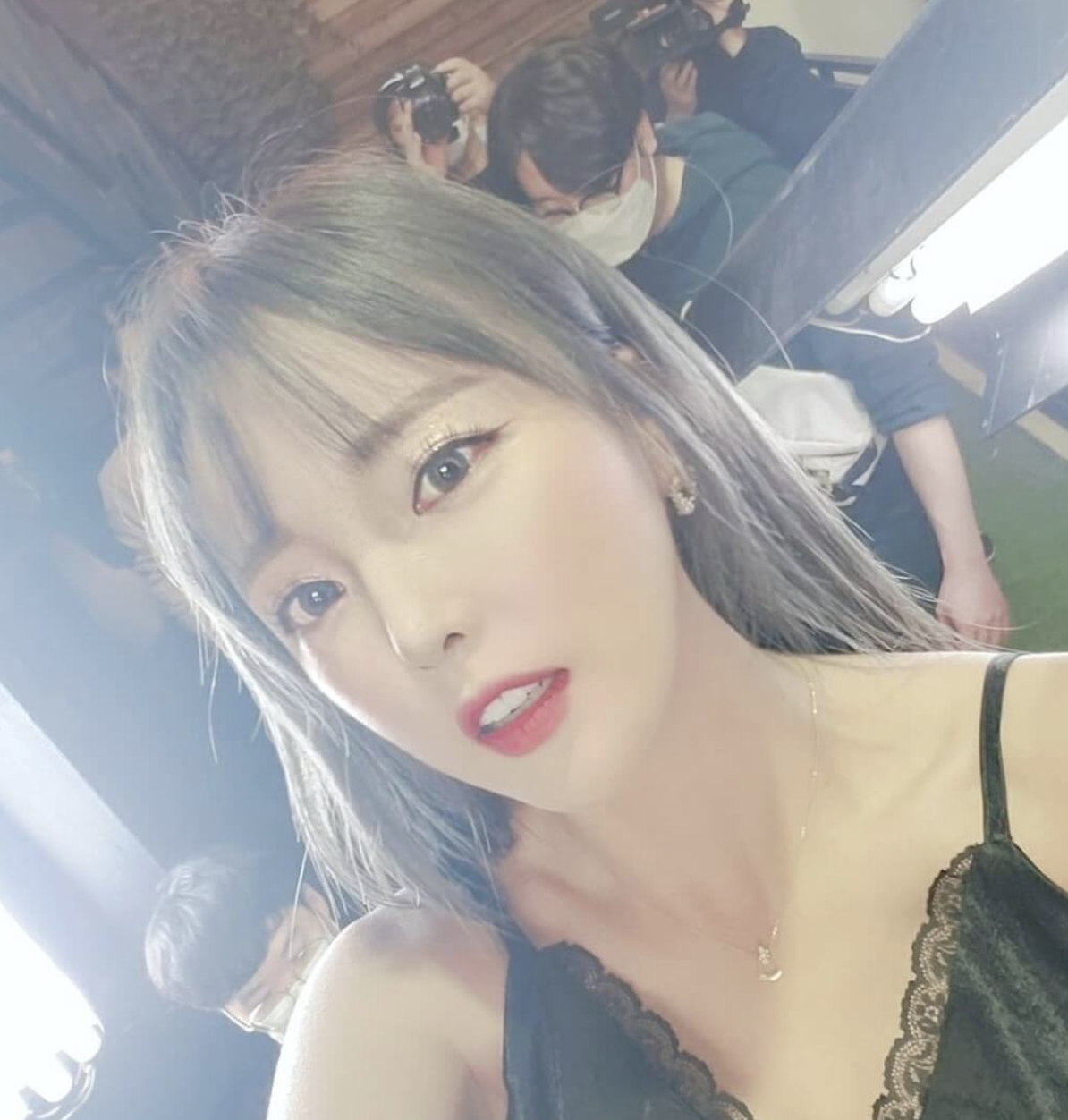 홍진영 셀카
