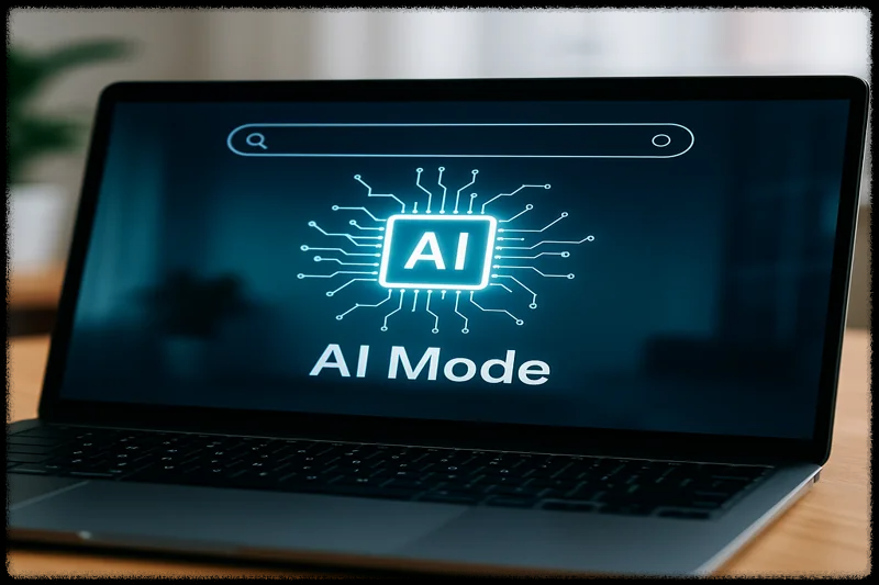 구글의 AI 모드를 형상화한 이미지