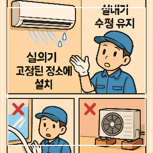에어컨 설치 시 주의 점