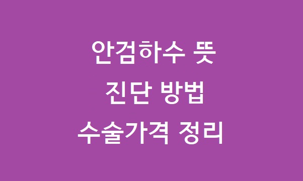 안검하수 뜻
