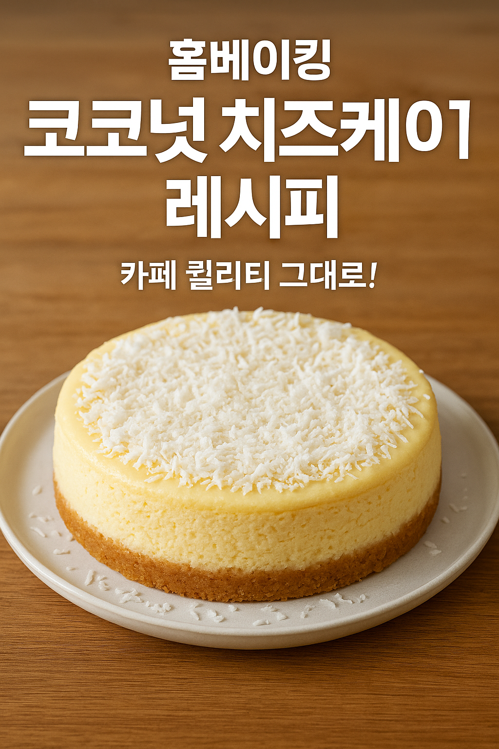 코코넛 치즈케이크 레시피