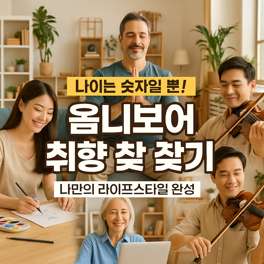 옴니보어 취향 찾기 가이드 - 나만의 라이프스타일 발견