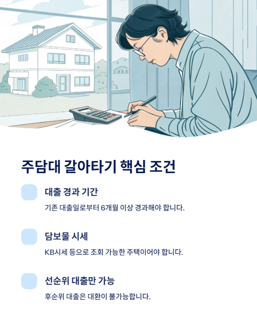 주담대 갈아타기 핵심 조건