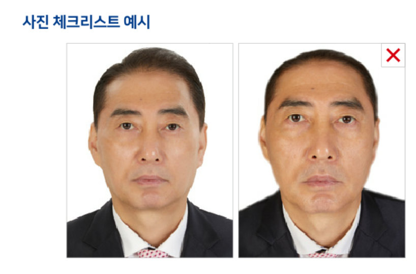 여권 사진 규정