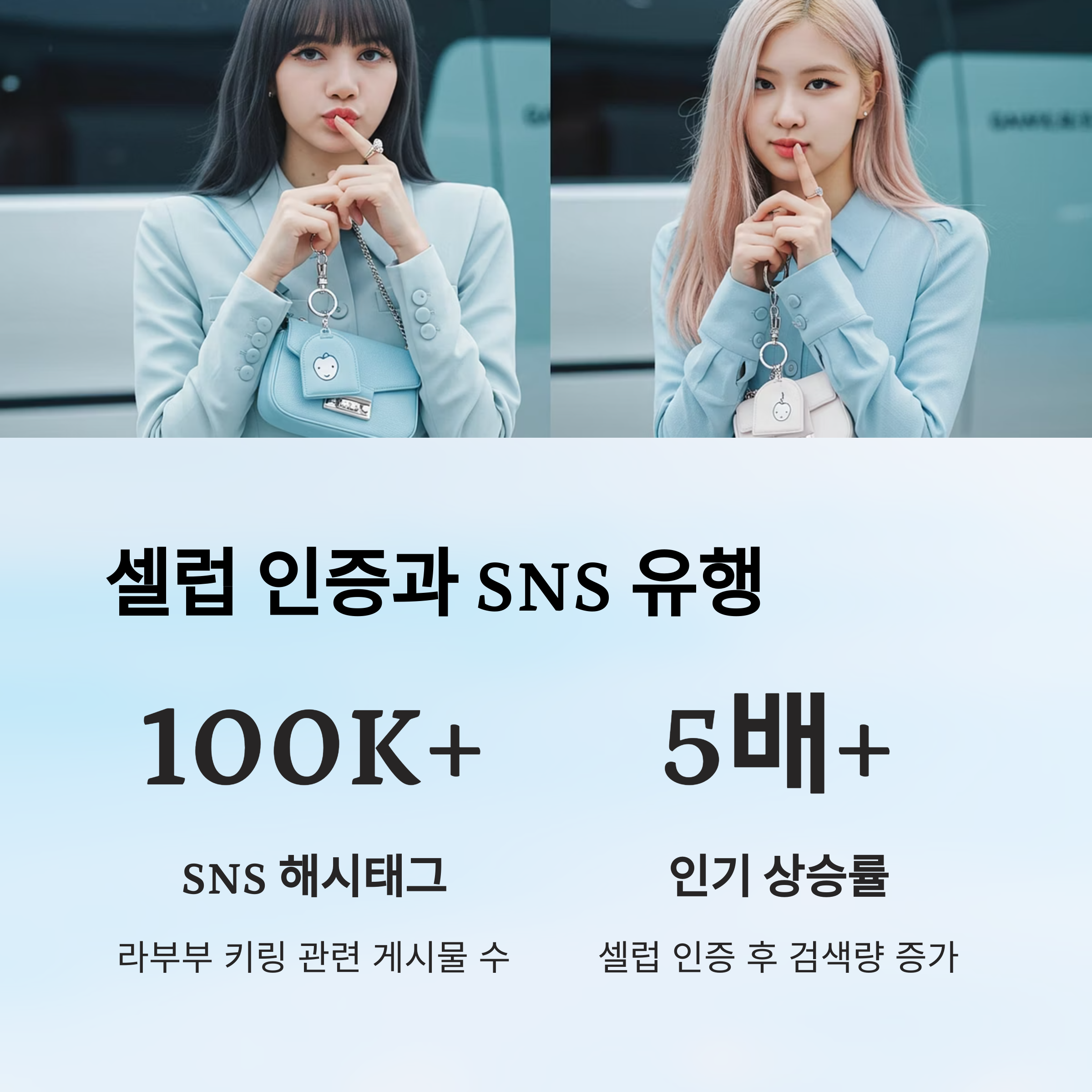 셀럽 인증과 SNS 유행