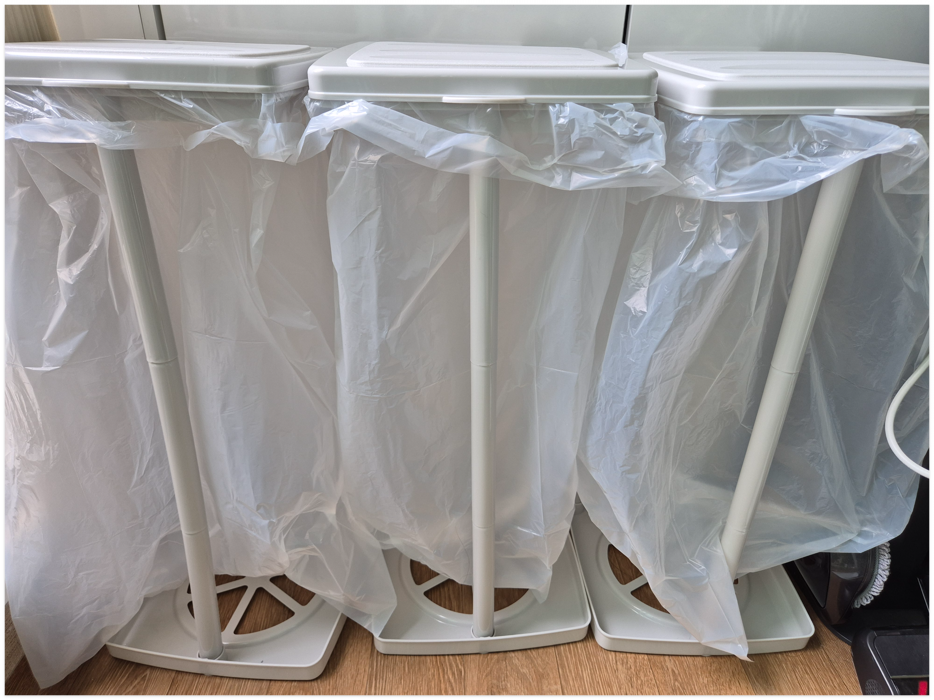 다이소 봉투거치식 분리수거함 드디어 구입? 실 사용 후기