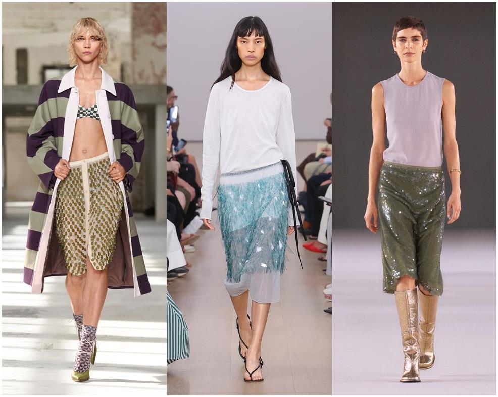 2024년 봄 시즌 과감한 색상의 조합