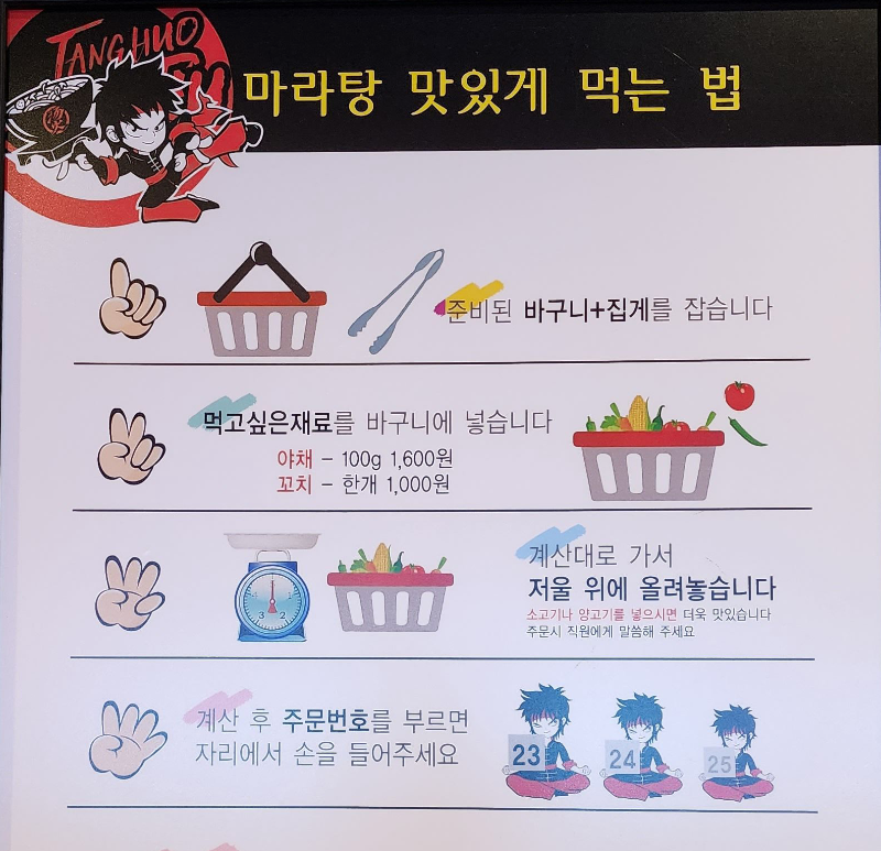 탕화쿵푸-마라탕-먹는법