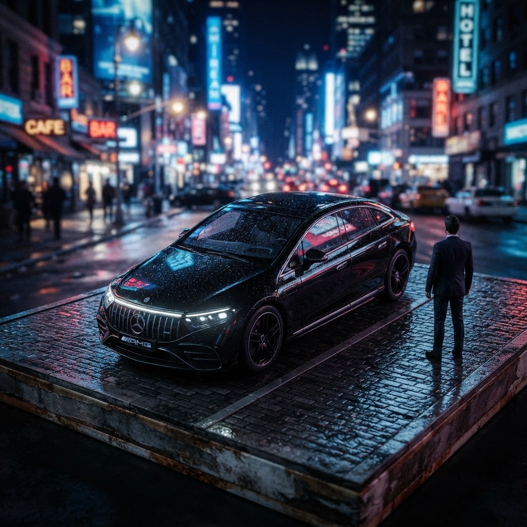 메르세데스-AMG EQS 53 4MATIC+ 전기 세단 측면