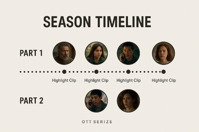 시즌 분할 공개 전략 시각화