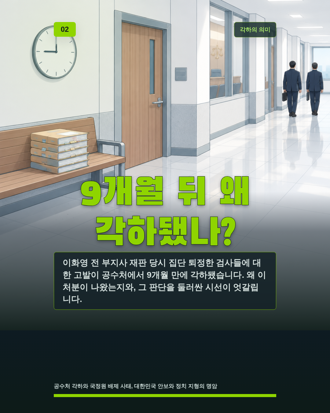9개월 뒤 왜 각하됐나?