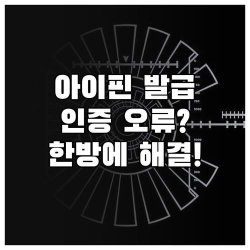아이핀 발급 방법 및 청년문화예술패스..