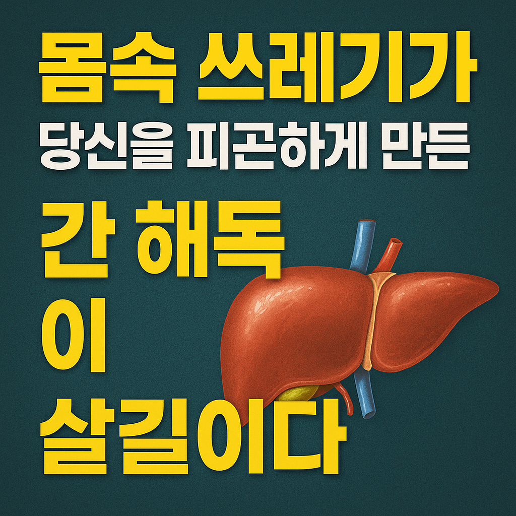 몸속 쓰레기가 당신을 피곤하게 만든다 – 간 해독이 살길이다