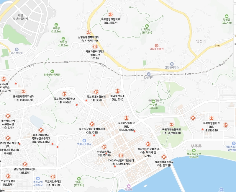 전라남도 투표소