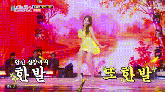 홍지윤 미스트롯 움짤