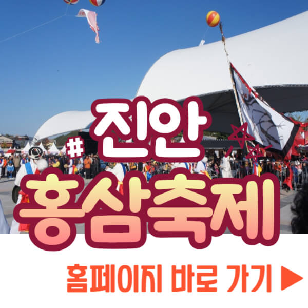 진안홍삼축제 홈페이지