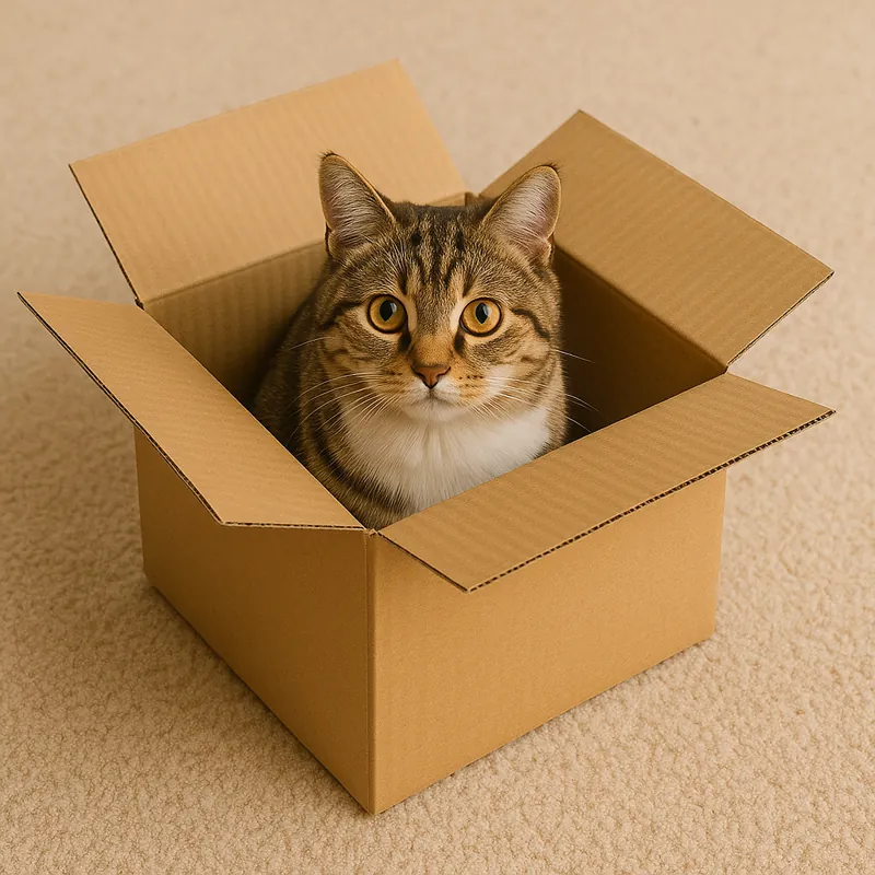 고양이가-박스를-좋아하는-이유를-시각적으로-표현한-이미지로-편안하게-박스-안에-앉아-있는-고양이의-모습