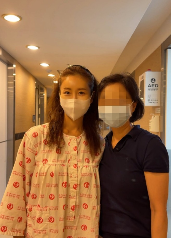 한다감 47세 출산 순간 