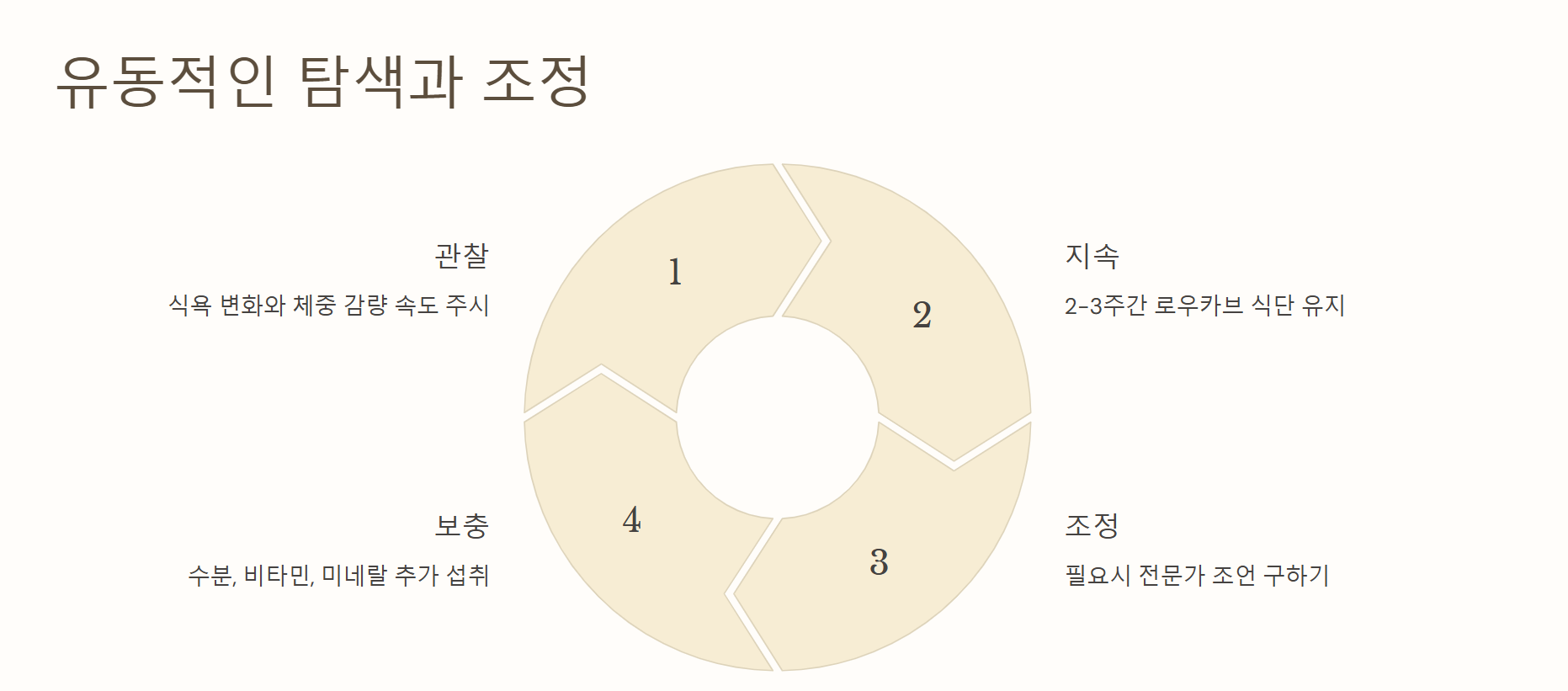 유동적인 탐색과 조정