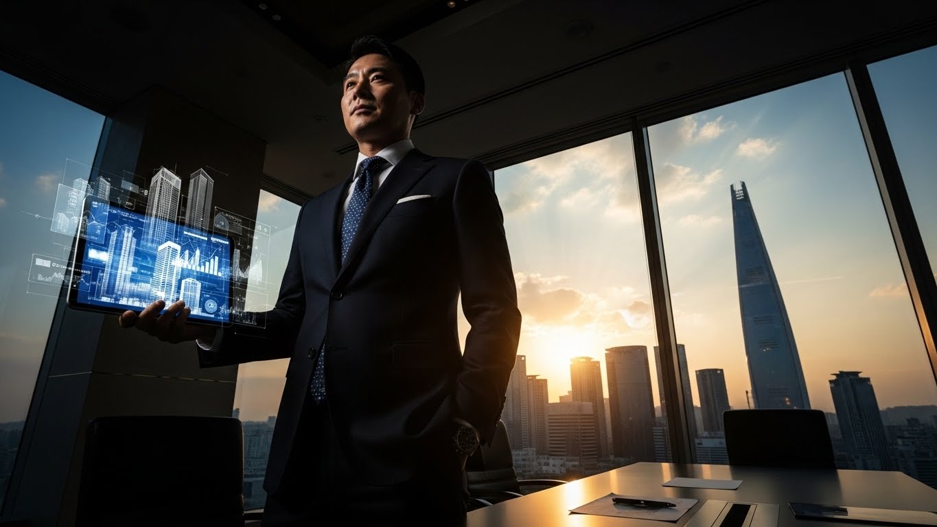 과세 합리화 기조에 맞춰 다주택 자산 포트폴리오의 재구성을 고민하는 한국인 투자자의 모습