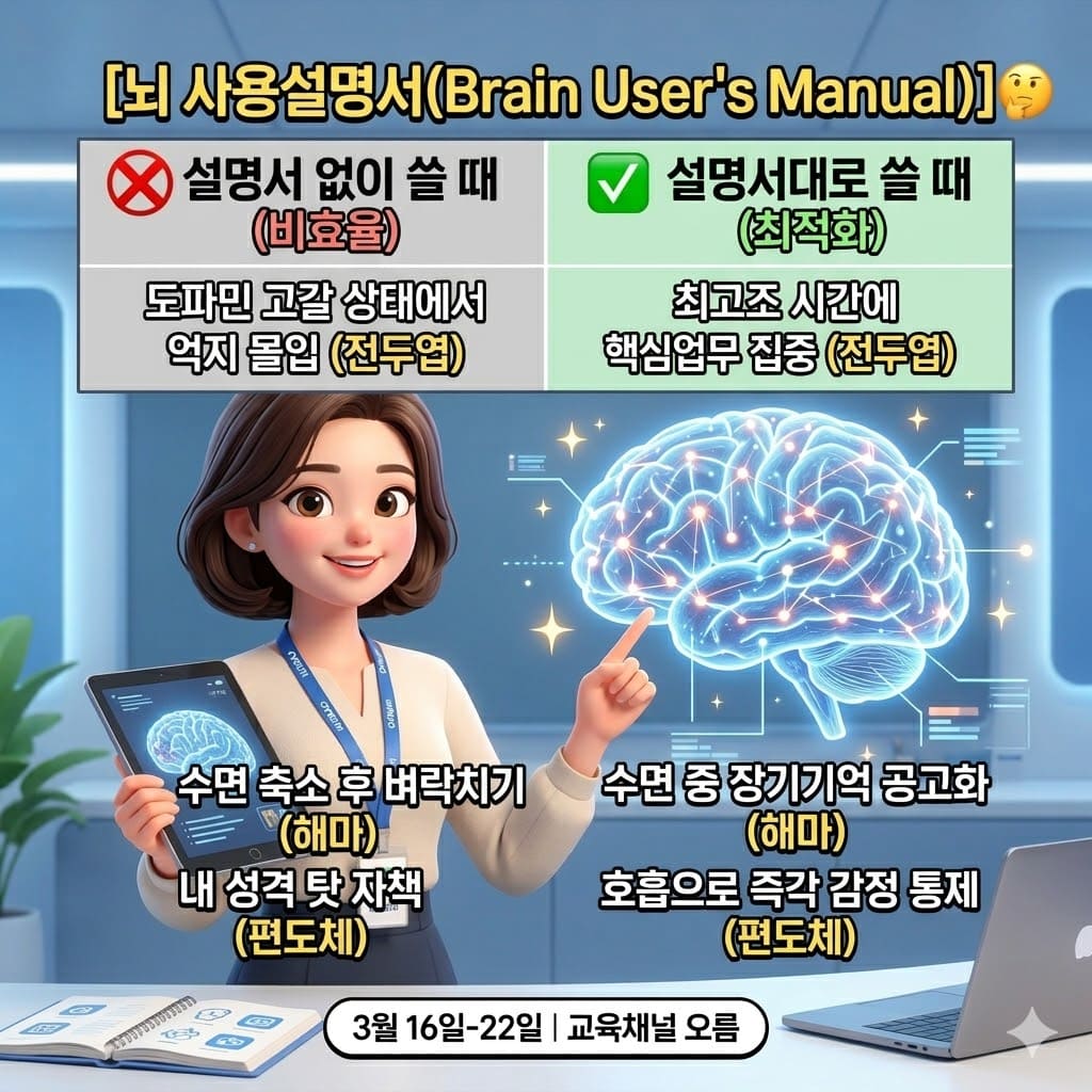 뇌과학이 증명한 '뇌 사용설명서'의 진짜 의미