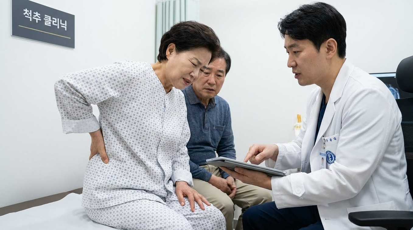 만성 허리 통증 환자의 이미지