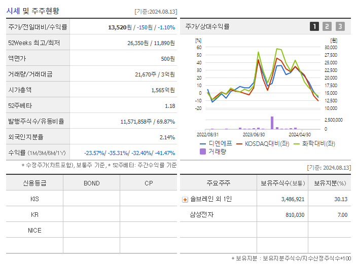 디엔에프_기업개요