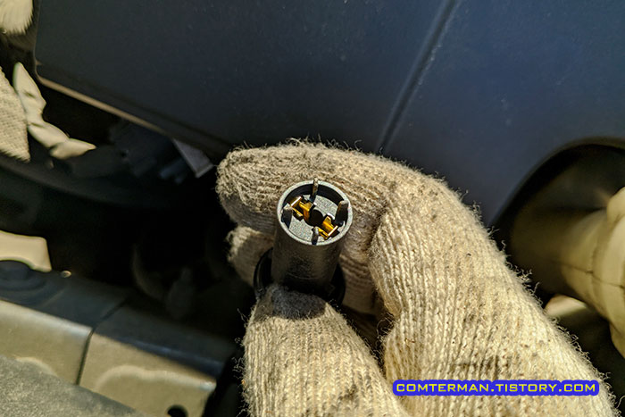 T10 뻔데기 전구 소켓