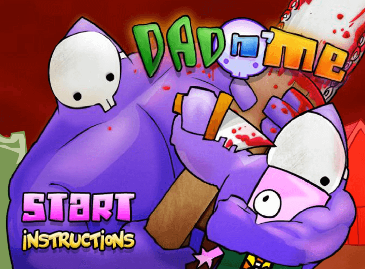 아빠와나-아들편-버그판-플래시게임-메인-화면