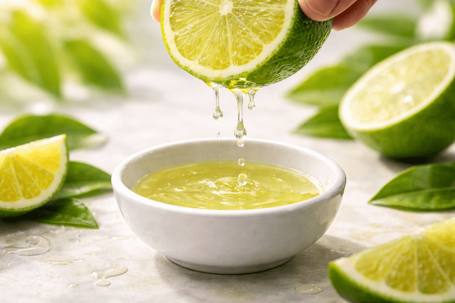생즙으로 사용하는 라임의 기술과 주의점