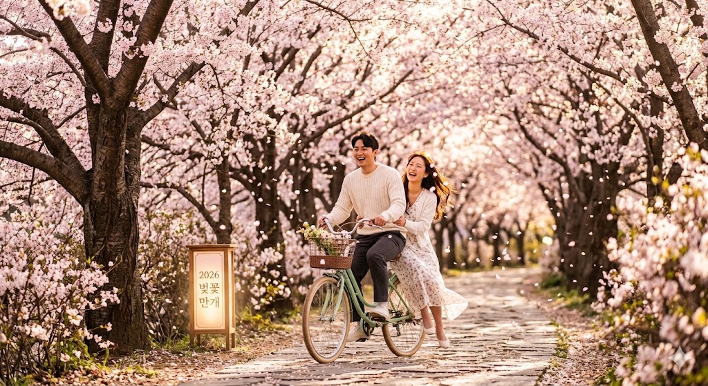 "이번 주말이 마지막 기회?" 평년보다 1주일 앞당겨진 2026 전국 벚꽃 개화 시기 & 숨은 인생샷 명소