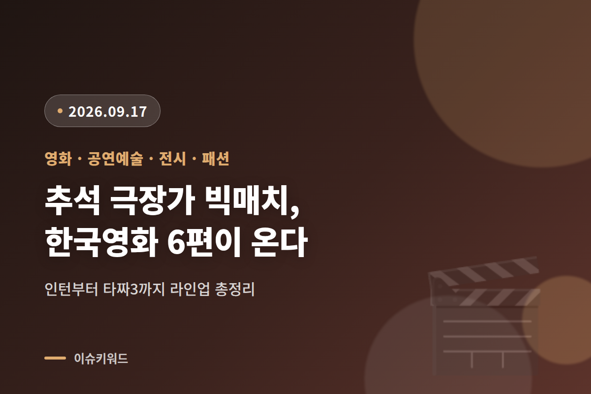 추석 극장가