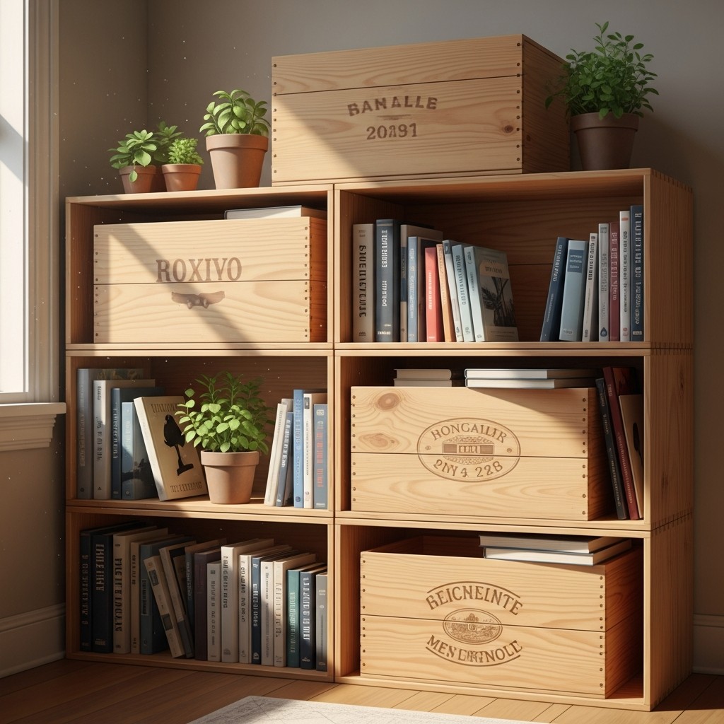 와인박스 선반 완성