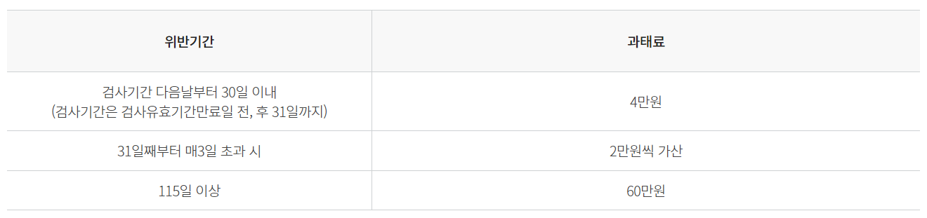 자동차 정기검사