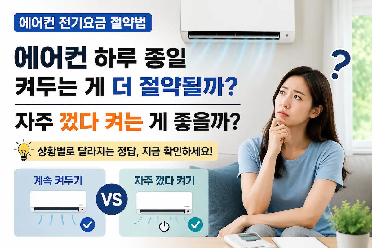 어에컨 전기요금 절약