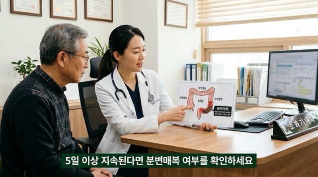 변비가 심할때 기준 분변매복 위험 집에서 해결 가능 기준 상세