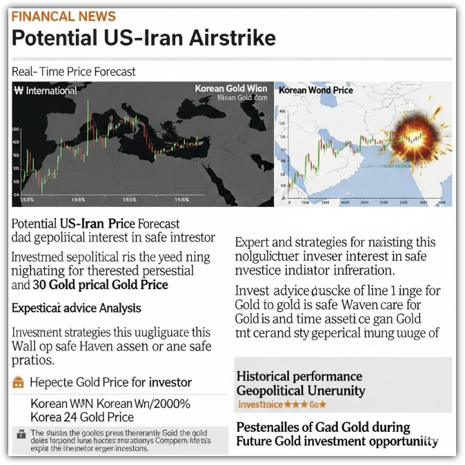 미국 이란 핵시설 타격 이후 금시세 단기·중기·장기 전망과 실시간 가격 분석