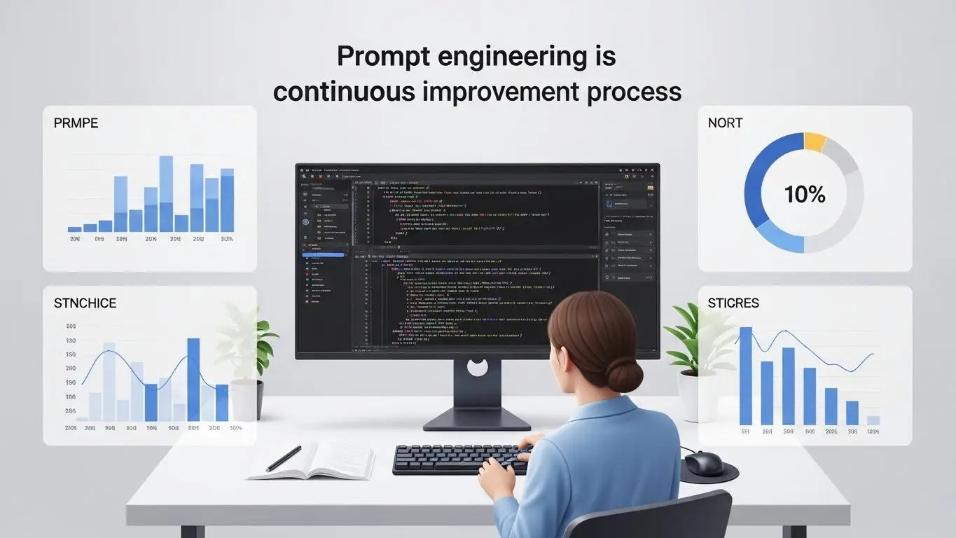 <img src="prompt_engineering_continuous_improvement_five_metrics.webp" alt="프롬프트 엔지니어링의 지속적 개선과 업무 효율을 평가하는 5가지 핵심 지표를 표현한 이미지 입니다">