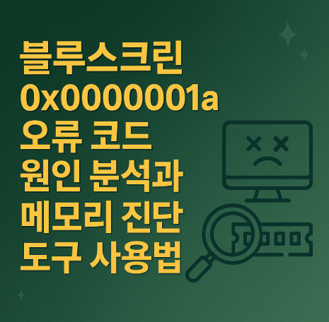 블루스크린-0x0000001a-오류-코드