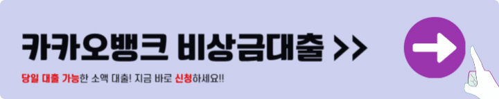 카카오뱅크 비상금대출