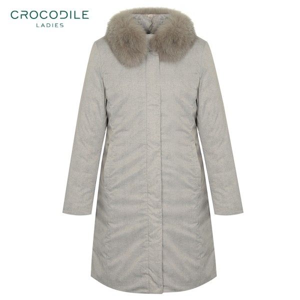 크로커다일레이디 히든버튼 다운패딩