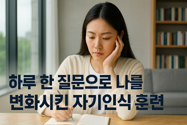 하루 한 질문으로 나를 변화시킨 자기인식 훈련