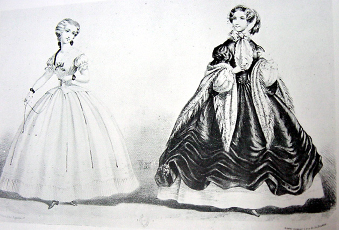 빅토리아 시대 여성 드레스